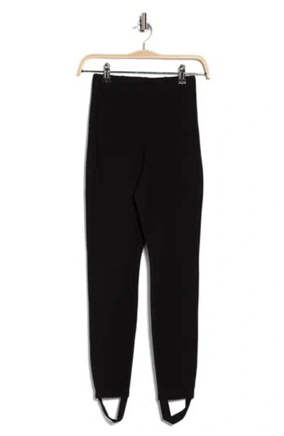 Good American Ponte Stirrup Leggings In Black001