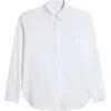 Good American Poplin Button-up Shirt In White001