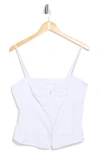 Good American Poplin Camisole In White