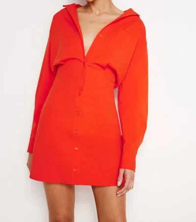 Good American Poplin Shirt Dress In Roma002 In White