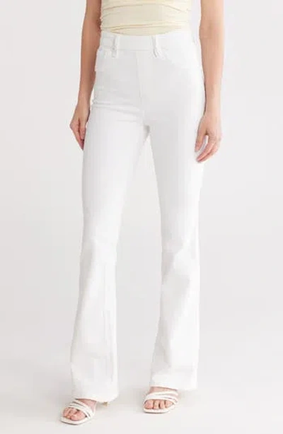 Good American Power Stretch Pull-on High Waist Flare Jeans