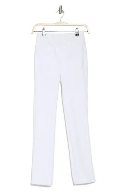 Good American Power Stretch Pull-on Straight Leg Jeans In White001