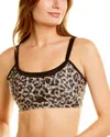 Good American Printed Corset Bra In Green
