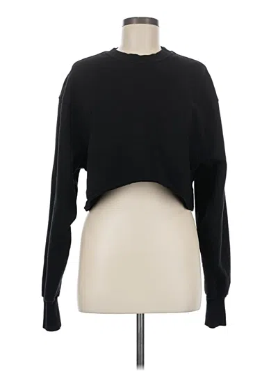 Pre-owned Good American Pullover Sweater In Black