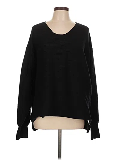 Pre-owned Good American Pullover Sweater In Black
