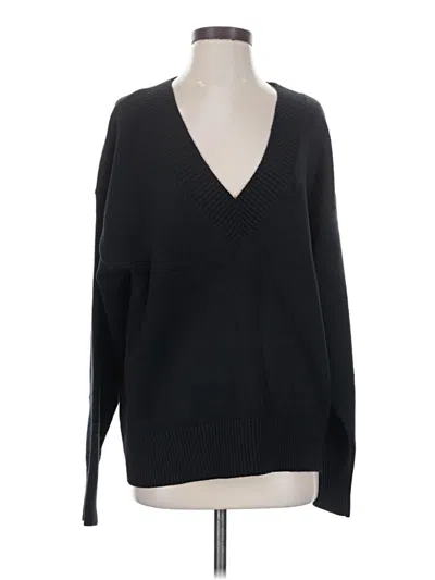 Pre-owned Good American Pullover Sweater In Black