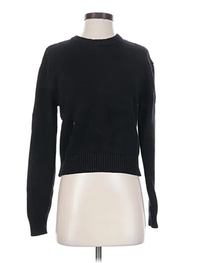 Pre-owned Good American Pullover Sweater In Black