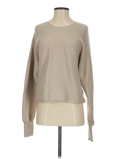Pre-owned Good American Pullover Sweater In Tan