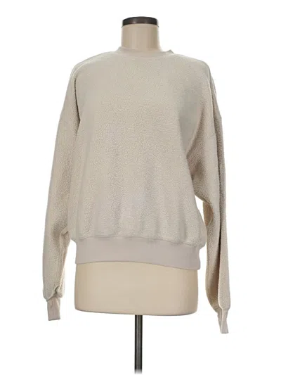 Pre-owned Good American Pullover Sweater In Tan
