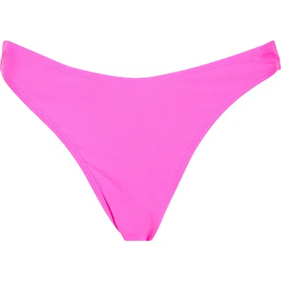 Good American Reversible Bikini Bottoms In Pink