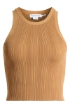 Good American Ribbed Crop Tank In Canyon003