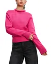 Good American Mock Neck Sweater In Ballet Pink
