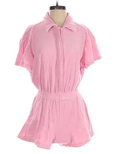 Pre-owned Good American Romper In Pink