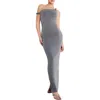 Good American Sandwashed Maxi Dress In Carbon003