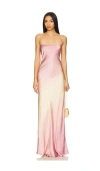 GOOD AMERICAN SATIN SLIP MAXI DRESS