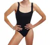Good American Scuba Contour Bodysuit In Black In Black