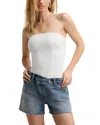 Good American Scuba Corset Strapless Crystal Bodysuit
