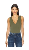 Good American Scuba Deep V Tank Body In Olive