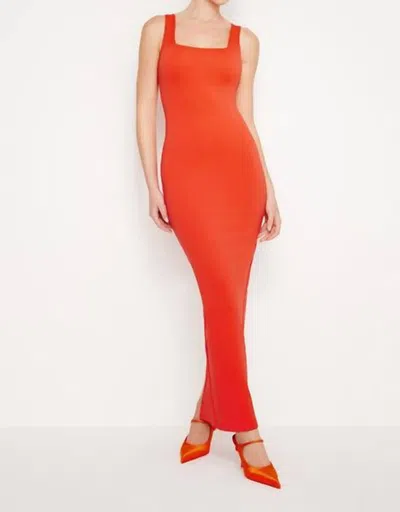 Good American Scuba Maxi Dress In Roma