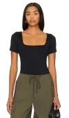 Good American Scuba Modern Bodysuit In Black