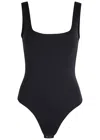 Good American Scuba Modern Tank Stretch-jersey Bodysuit In Black