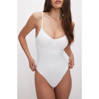 Good American Scuba Show Off One-piece Swimsuit In Ivory