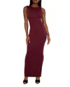 Good American Scuba Knit Maxi Dress In Ox