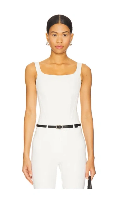 Good American Sculpting Corset Bodysuit In White