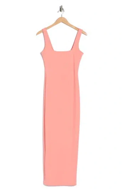 Good American Sculpting Modern Tank Maxi Dress In Pink