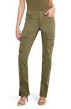 GOOD AMERICAN GOOD AMERICAN SKINNY TWILL CARGO PANTS