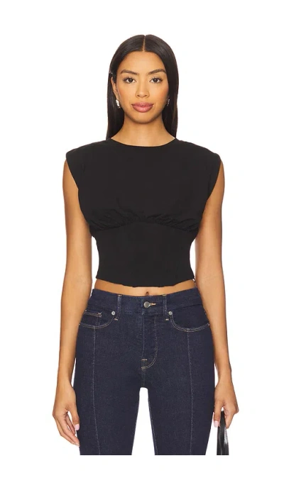 GOOD AMERICAN SLEEVELESS CORSET TOP