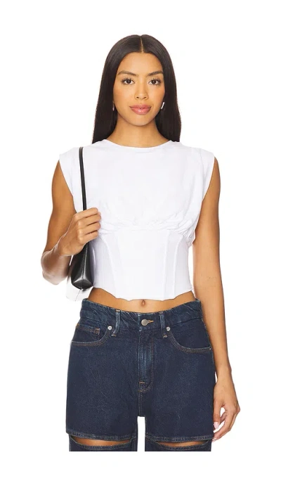 GOOD AMERICAN SLEEVELESS CORSET TOP