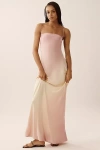 Good American Womens Shoulder-straps Gradient Stretch-woven Maxi Dress Sunset Gradient004 Xl In Pink