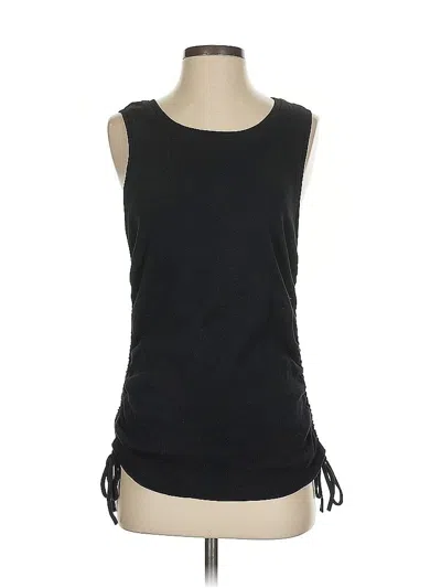 Pre-owned Good American Sleeveless Top Black Boatneck Tops
