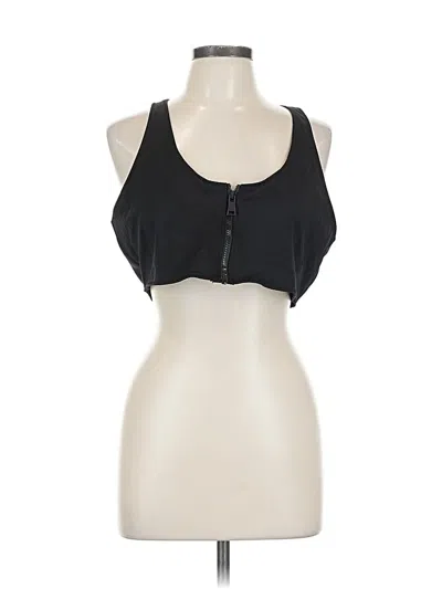 Pre-owned Good American Sleeveless Top Black Halter Neckline Tops