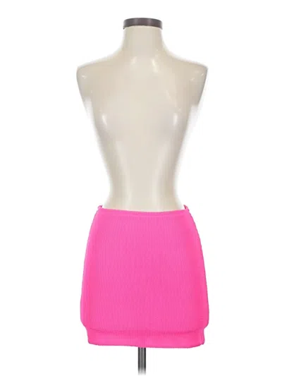 Pre-owned Good American Sleeveless Top Pink Strapless Neckline Tops