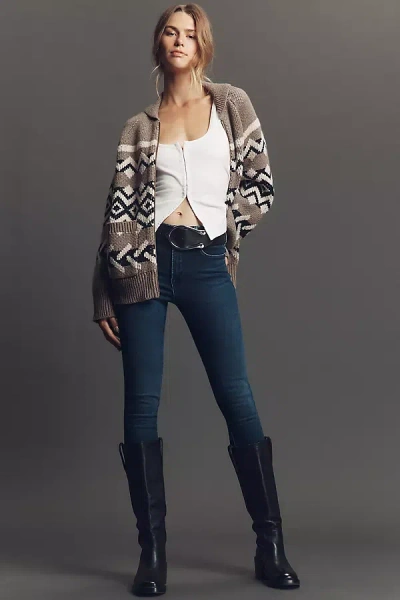 Good American Soft Tech Good Legs Mid-rise Skinny Jeans In Blue