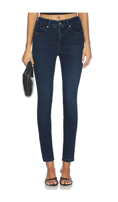 Good American Soft Tech Good Legs Skinny Jeans In Blue