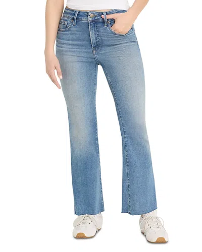Good American Soft Tech Good Petite High Rise Straight Jeans In Indigo 1209 In Blue