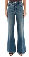 Good American Soft Tech Good Petite Palazzo Jeans Indigo986 In Blue