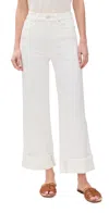 Good American Soft Tech Good Skate Wide Cropped Jeans Cloud White001 In Cloud White001