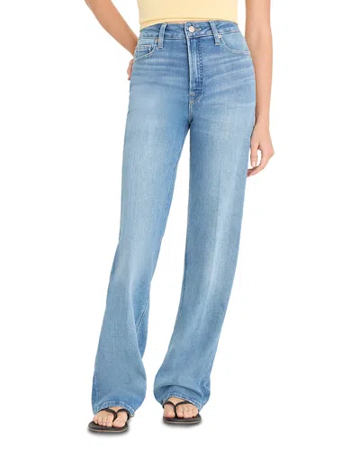 Good American Soft Tech Good True High Rise Straight Jeans In Indigo1243 In Blue