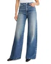 Good American Soft Tech Good Waist Palazzo Jeans In Indigo 986 In Blue