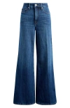Good American Soft-tech Good Waist Palazzo Jeans In Indigo977