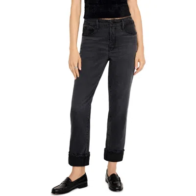 Good American Soft-tech Relaxed Fit Jeans In Black321