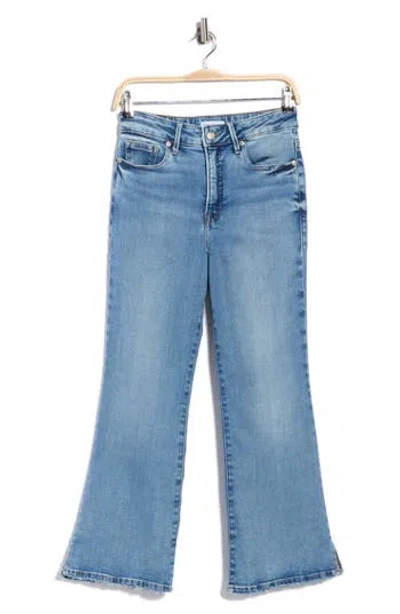 Good American Soft-tech Good Legs Crop Mini Bootcut Jeans In Indigo1214