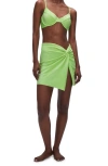GOOD AMERICAN GOOD AMERICAN SPARKLE TWIST COVER-UP SARONG