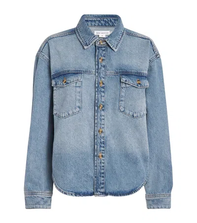 Good American Structured Denim Shirt