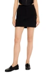 Good American Suiting Miniskirt In Black001
