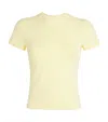 Good American Super-stretch Baby T-shirt In Yellow